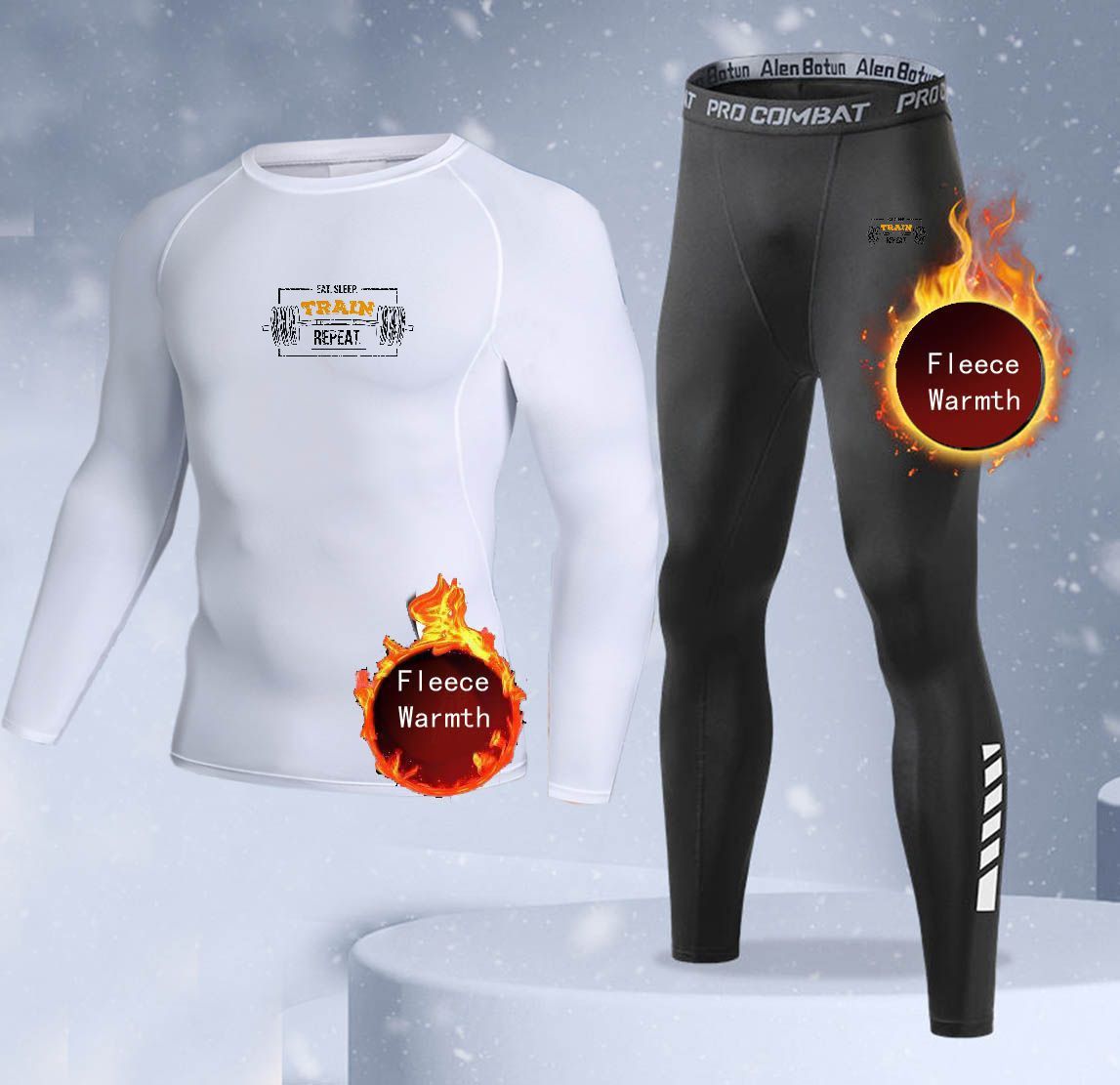 New 2-pieces Winter Warm Men U - Thermal Long John ulasan dan harga