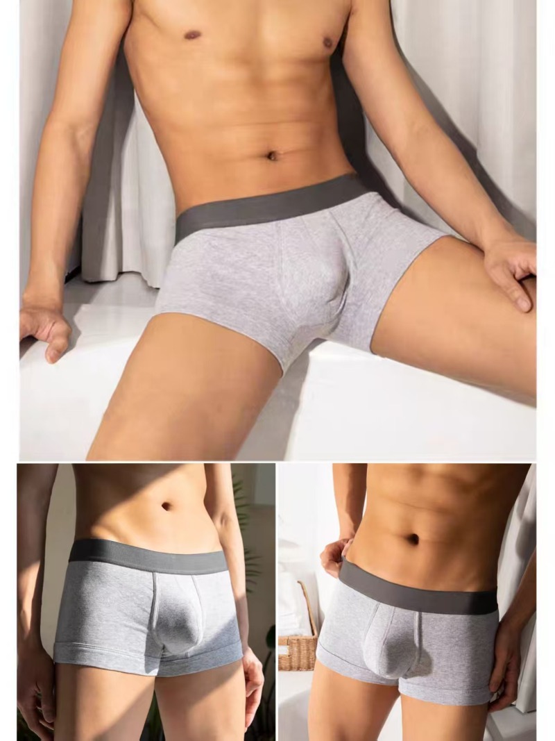 Men Big Front Pouch 100 Percen - Trunk Breathable Men ulasan dan harga