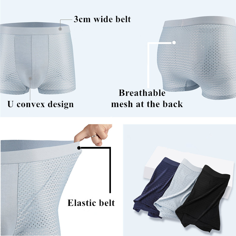 4pcs/Lot Underwear Men's Panti - Boxer Shorts Modal ulasan dan harga
