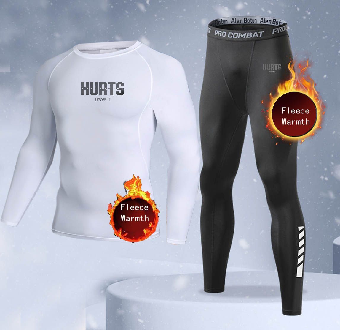 New 2-pieces Winter Warm Men U - Thermal Long John ulasan dan harga