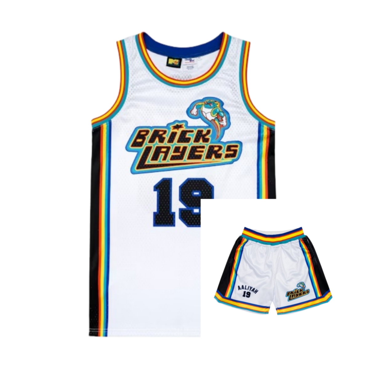 1996 Aaliyah #19 Bricklayers M - Sleeveless Undershirt ulasan dan harga