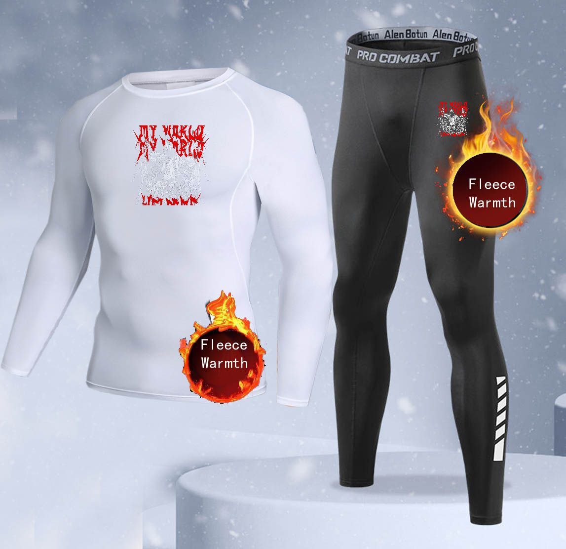 New 2-pieces Winter Warm Men U - Thermal Long John ulasan dan harga